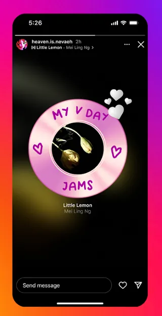 Instagram Valentine's Day