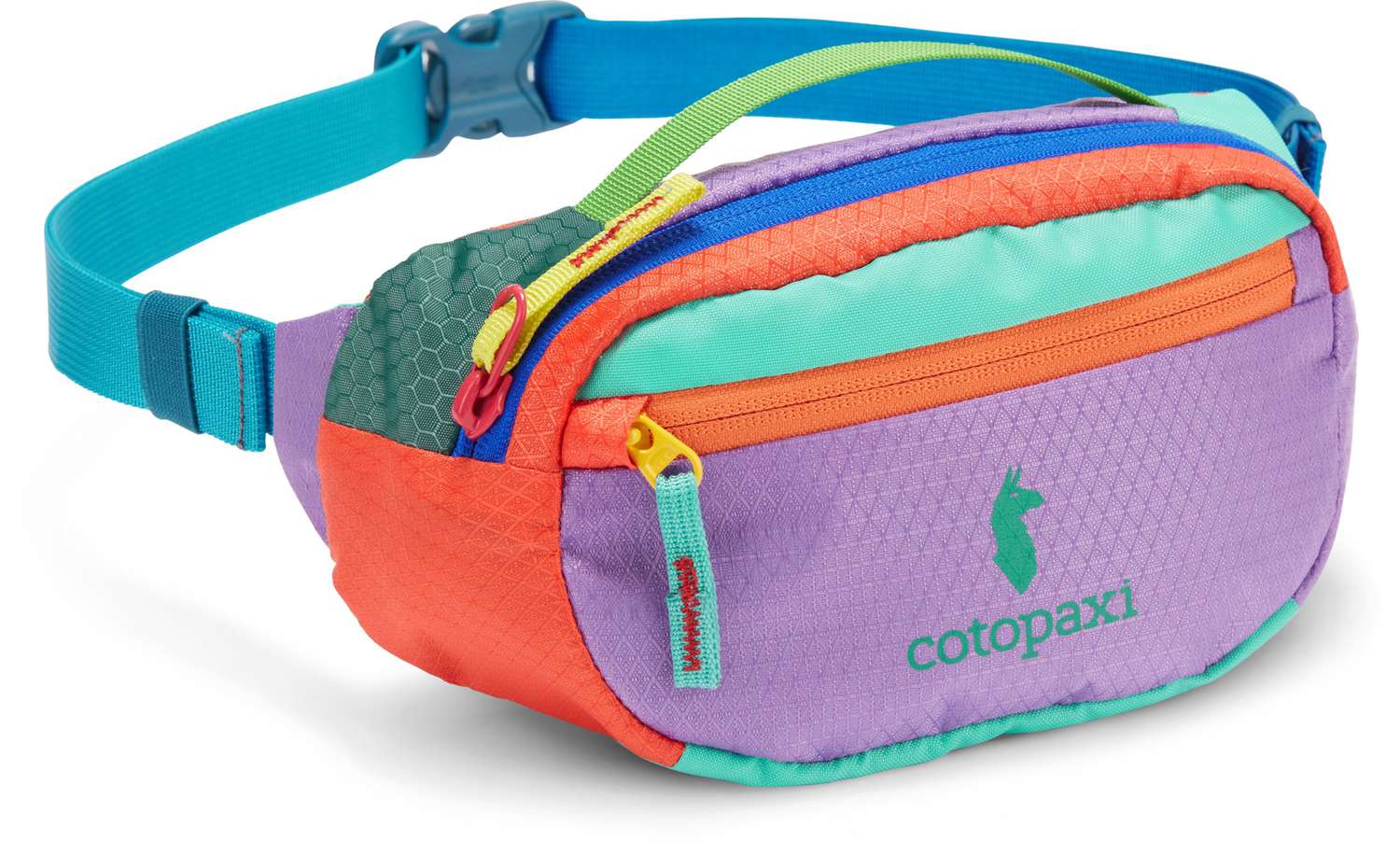 Cotopaxi Kapai 1.5L Hip Pack in Del Dia, a type of handbag for Pisces.