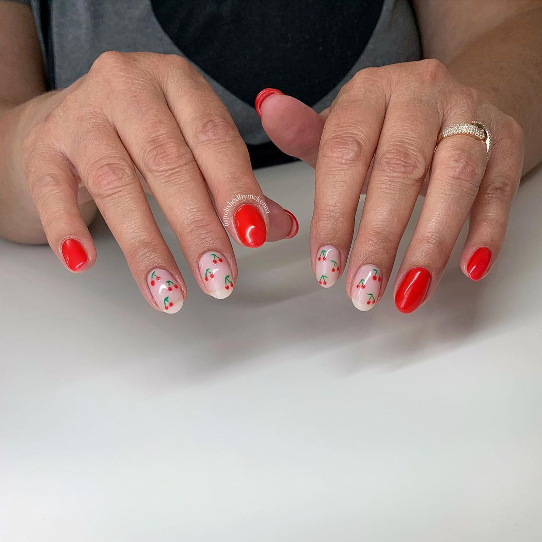 Cherries Aries Nails