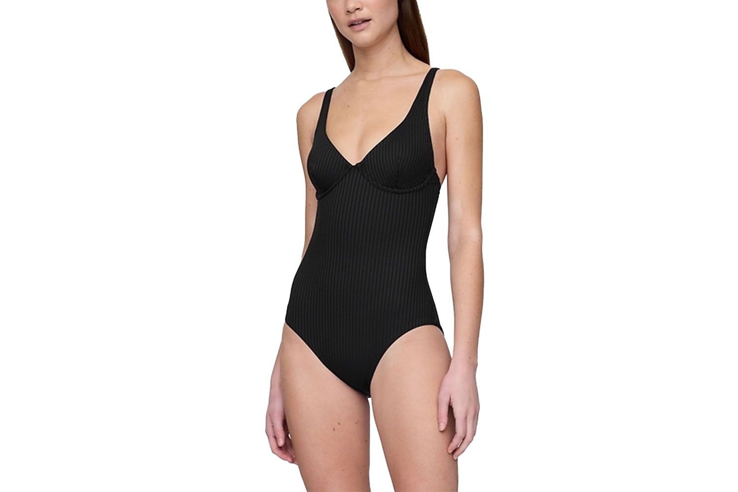GAP Rib One-Piece Balconette Swimsuit