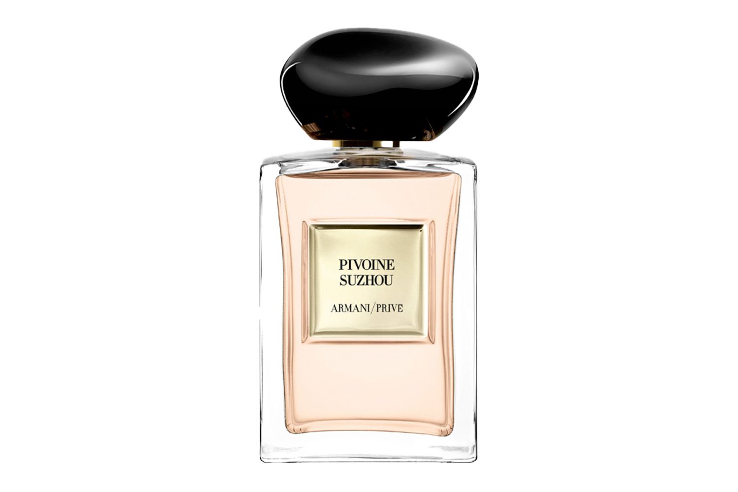 A bottle of Armani Privé Pivoine Suzhou fragrance