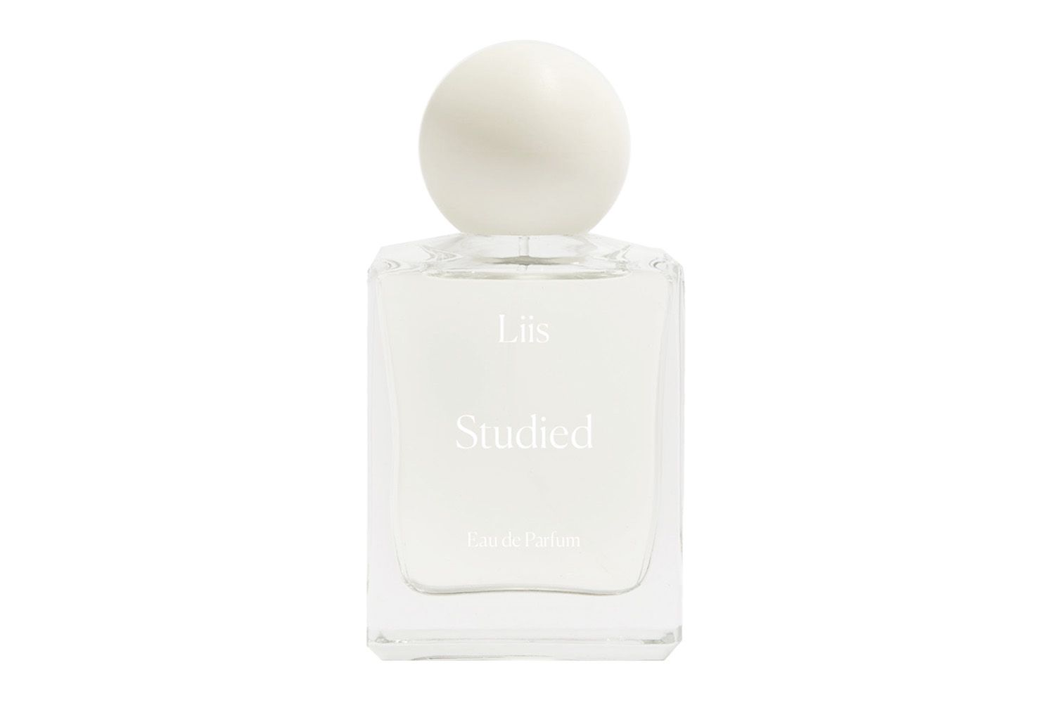 A bottle of Liis Studied perfume