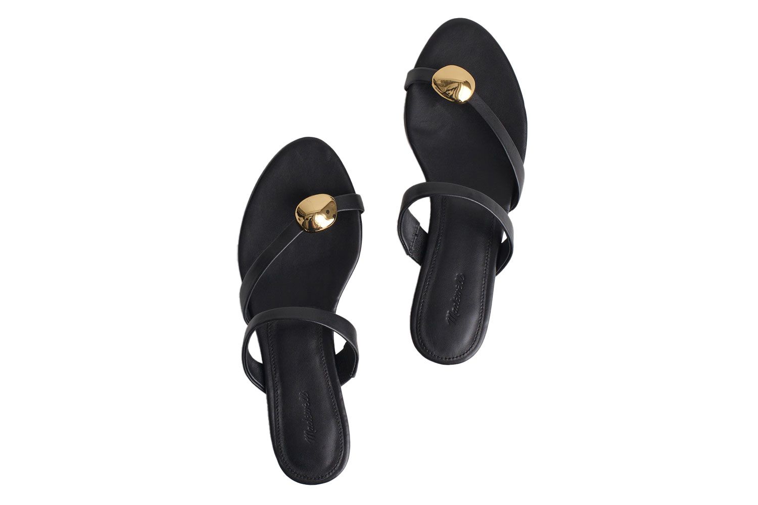 Madewell The Mila Organic Hardware Thong Slide Sandal
