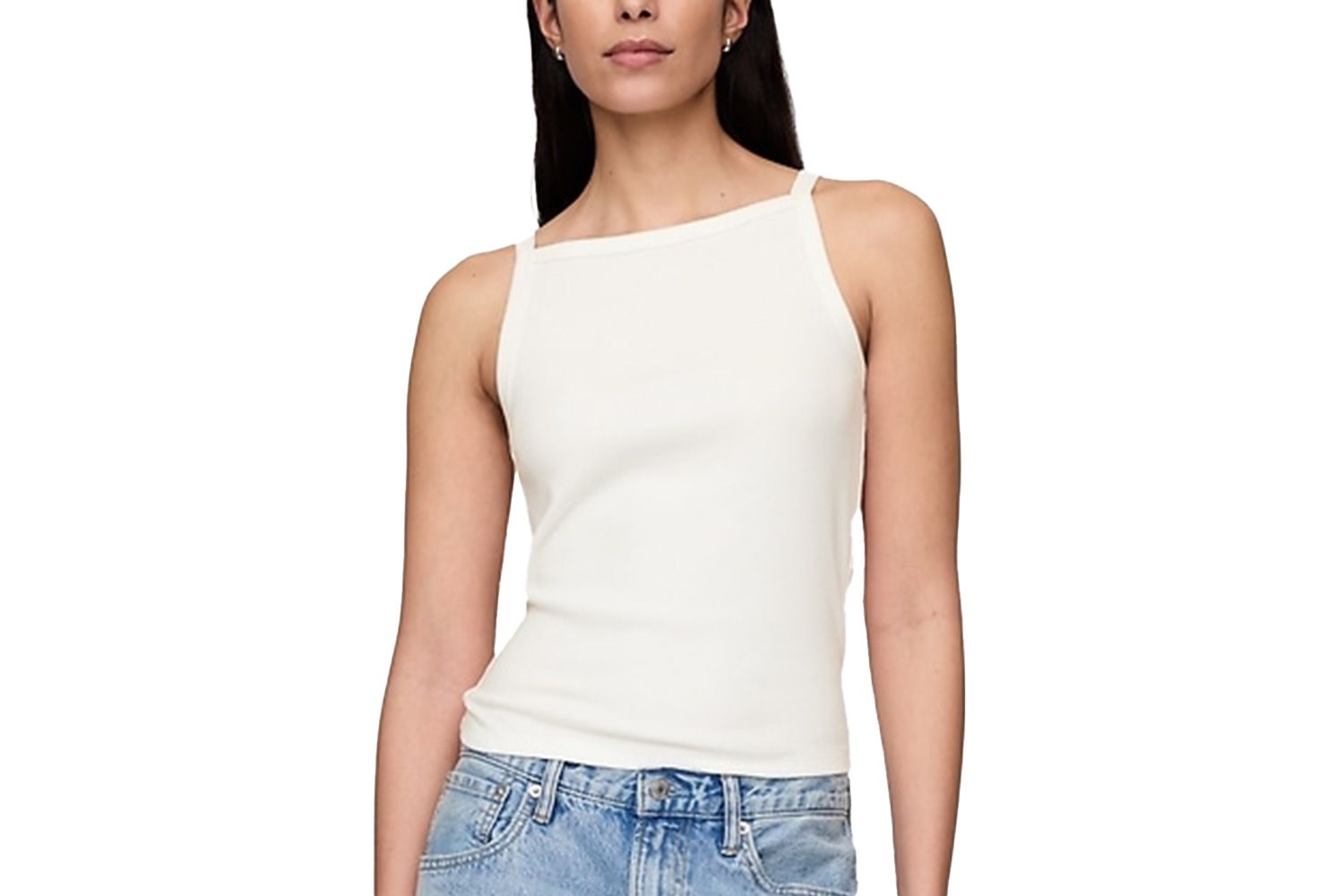 GAP Modern Apron-Neck Tank Top
