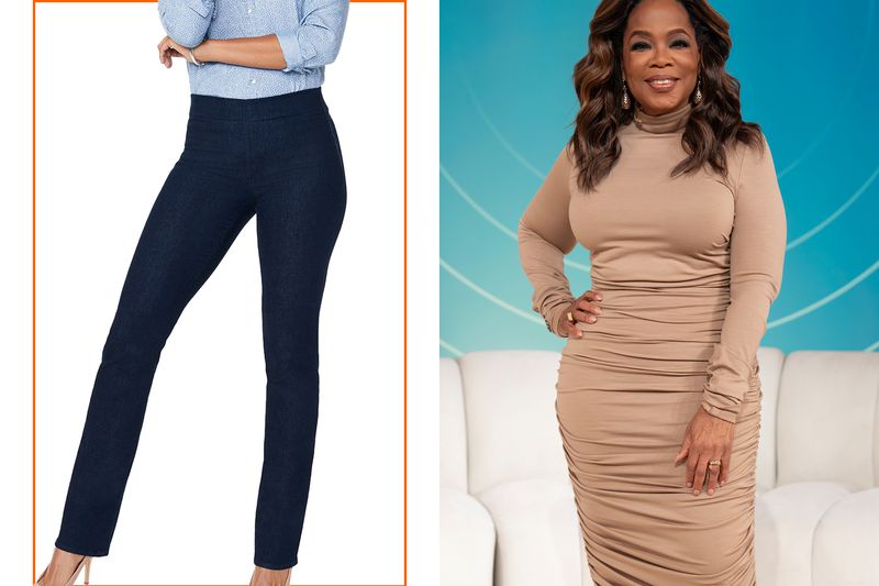 NYDJ jeans in a dark shade featuring N OPRAH WINFREY SPECIAL: THE MENOPAUSE REVOLUTION
