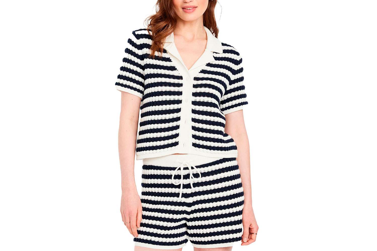 Old Navy Button-Down Crochet Sweater