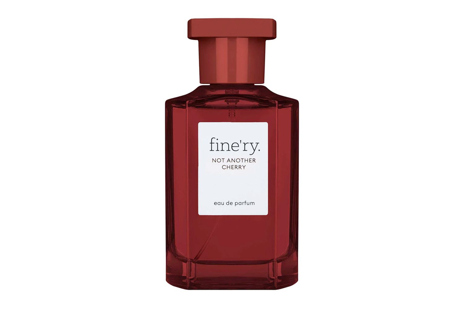 A bottle of Fine'ry 'Not Another Cherry' eau de parfum