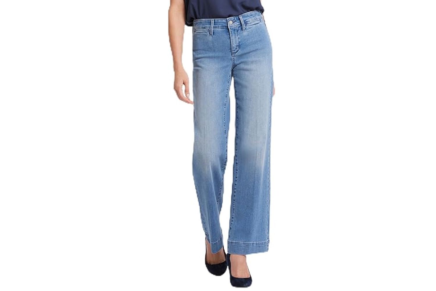 NYDJ Women's Teresa Trouser Wide Leg Fit Jeans