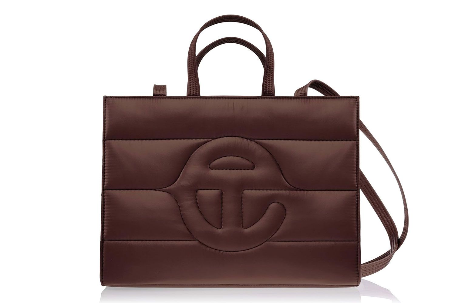 TELFAR Medium Puff Shopper Chocolate