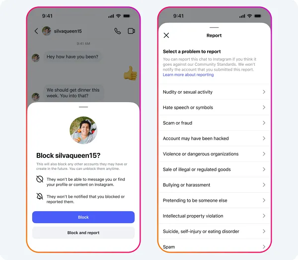 Meta teen safety update