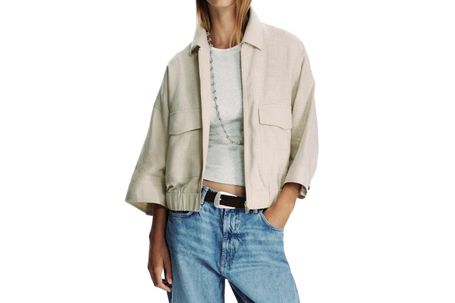 Linen Safari Jacket