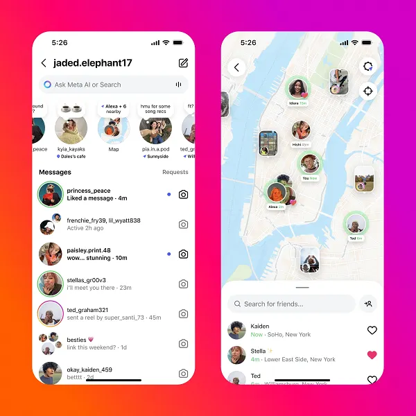 Instagram Friend Map