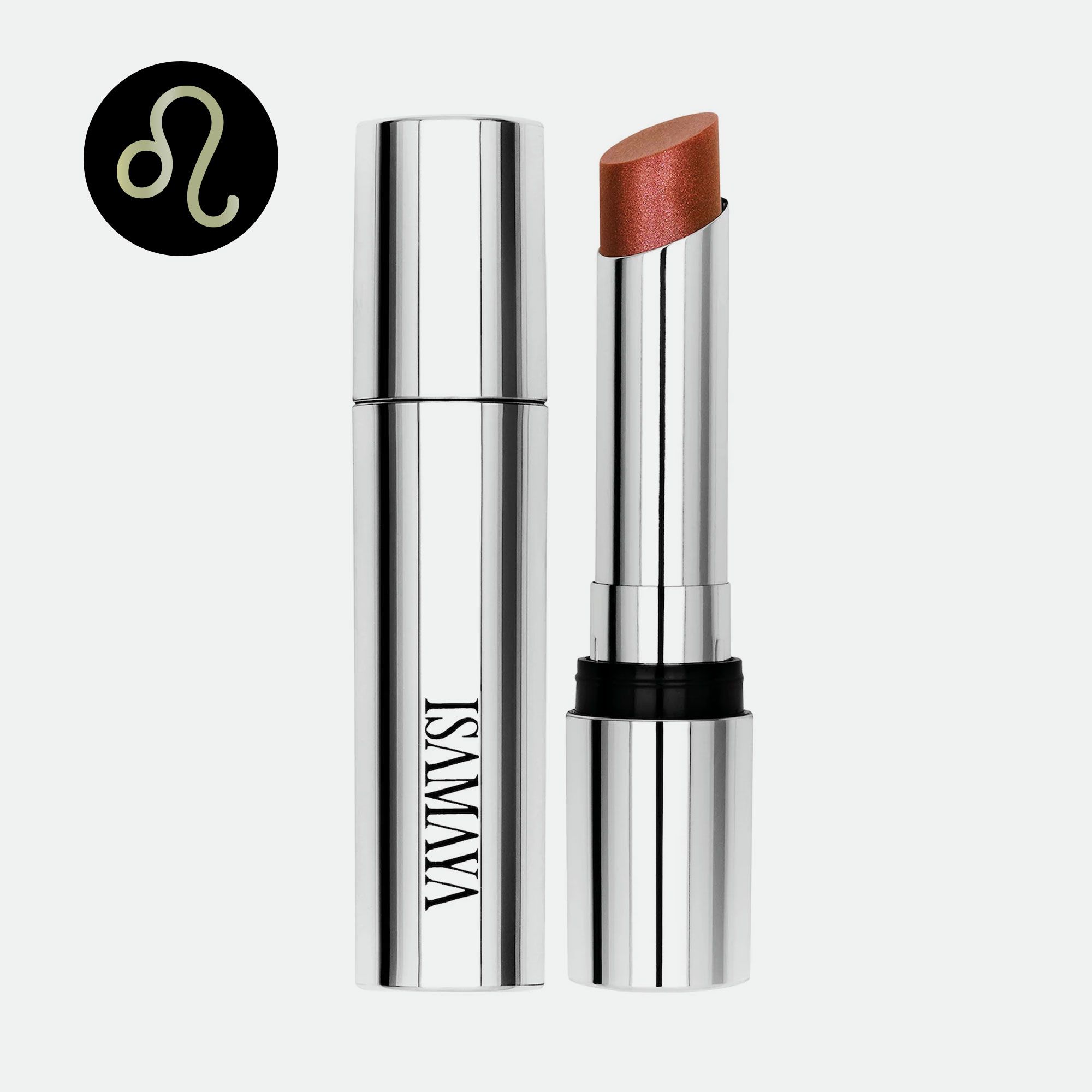 Isamaya Lips Metal- Sheer Metallic Balm in Challice for Leo
