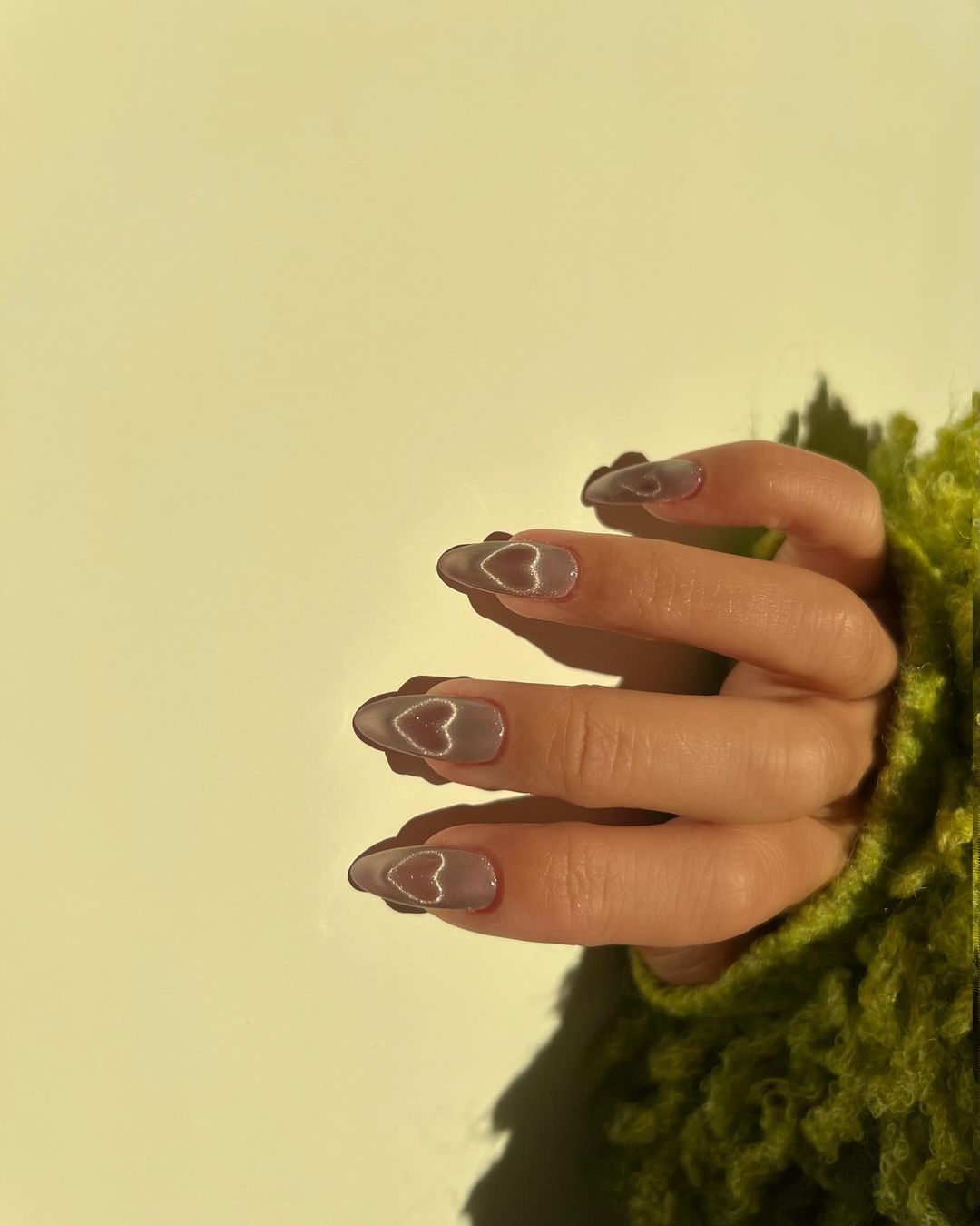 Opal Hearts Libra Nails