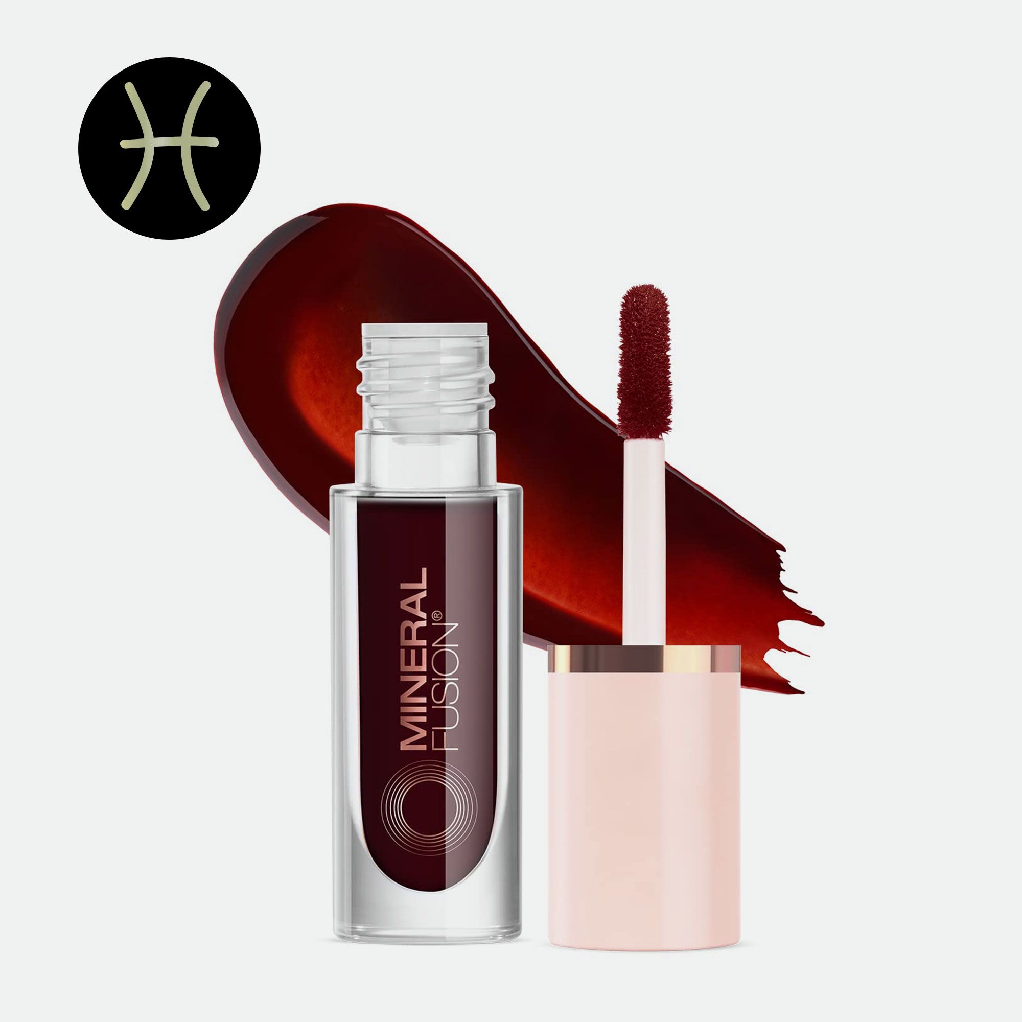 Mineral Fusion 2-in-1 Lip & Cheek Stain in Merlot for Pisces