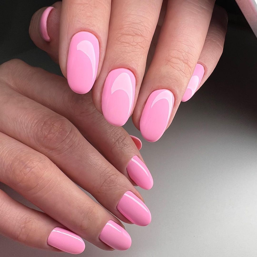 Cotton Candy Pink Libra Nails
