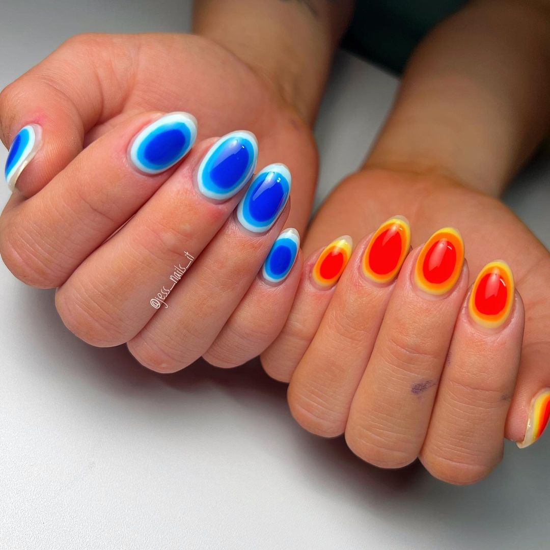 Mood Ring Libra Nails