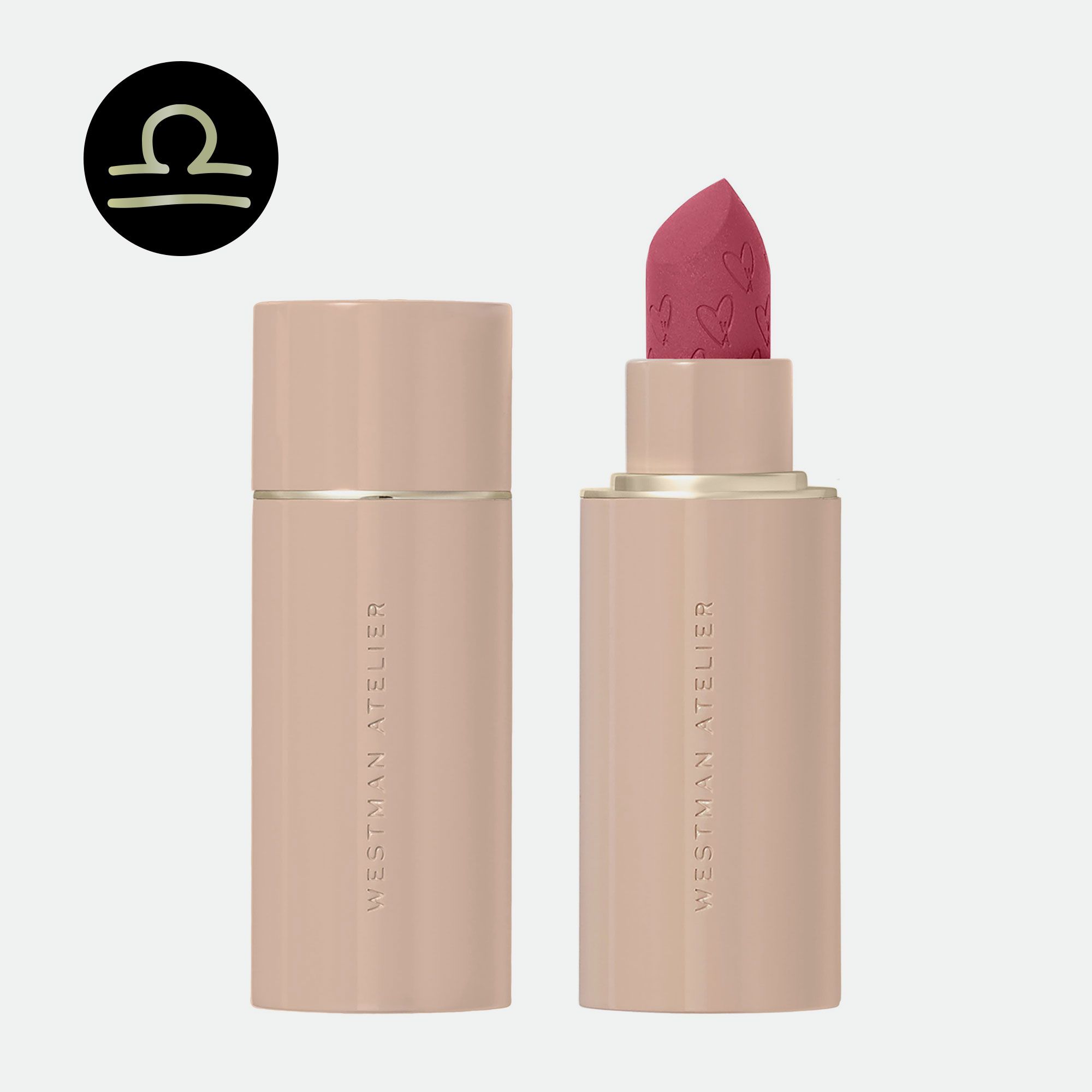 Westman Atelier Lip Suede Matte Lipstick in Pinch for Libra