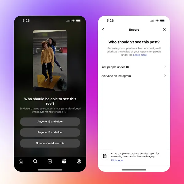 Instagram teen accounts