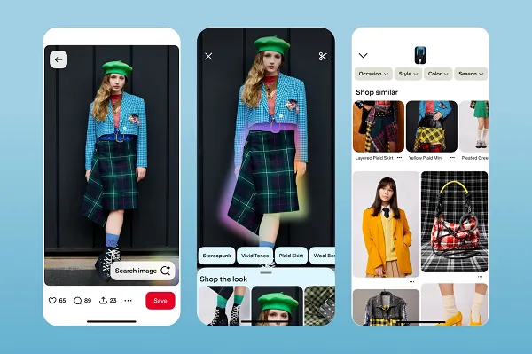 Pinterest visual search
