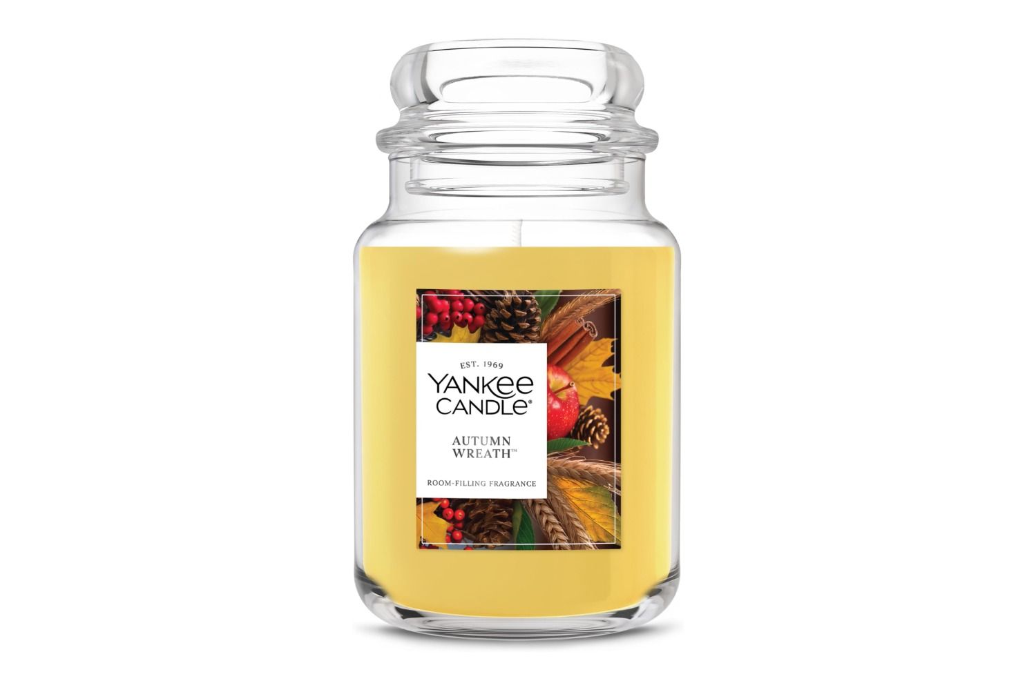 Yankee Candle Autumn Wreath, Fall Scented Candle