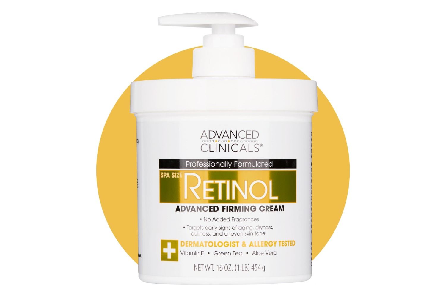 Advanced Clinicals Retinol Body Lotion Face Moisturizer