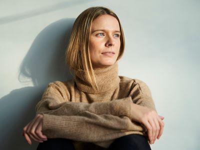 Woman looking pensive 