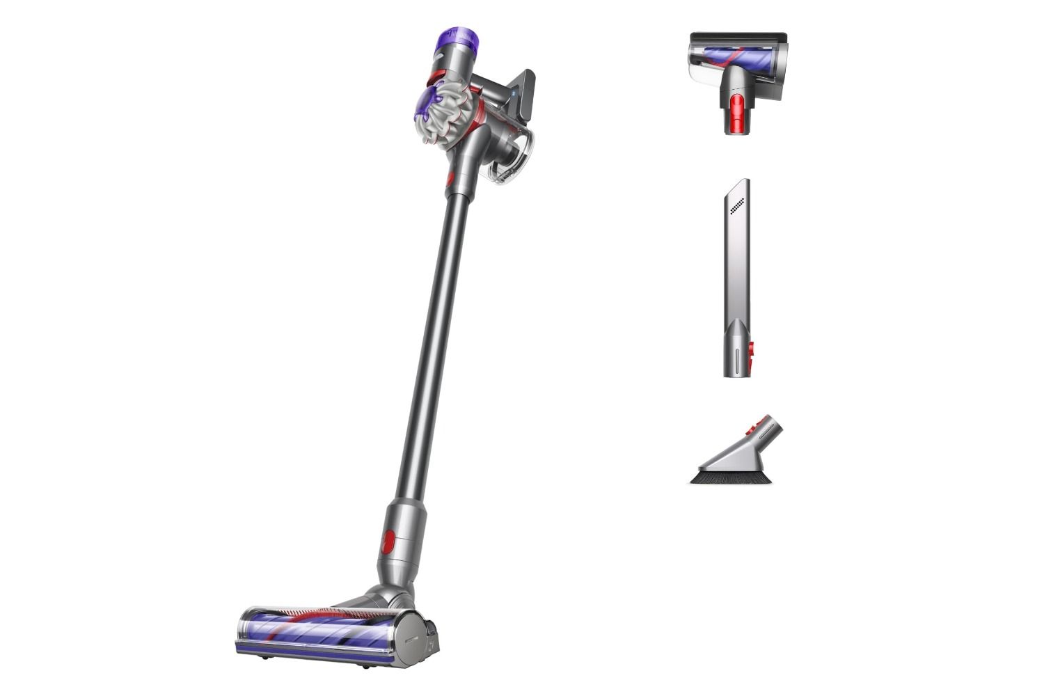 Dyson V8 Plus Cordless Vacuum, Silver/Nickel