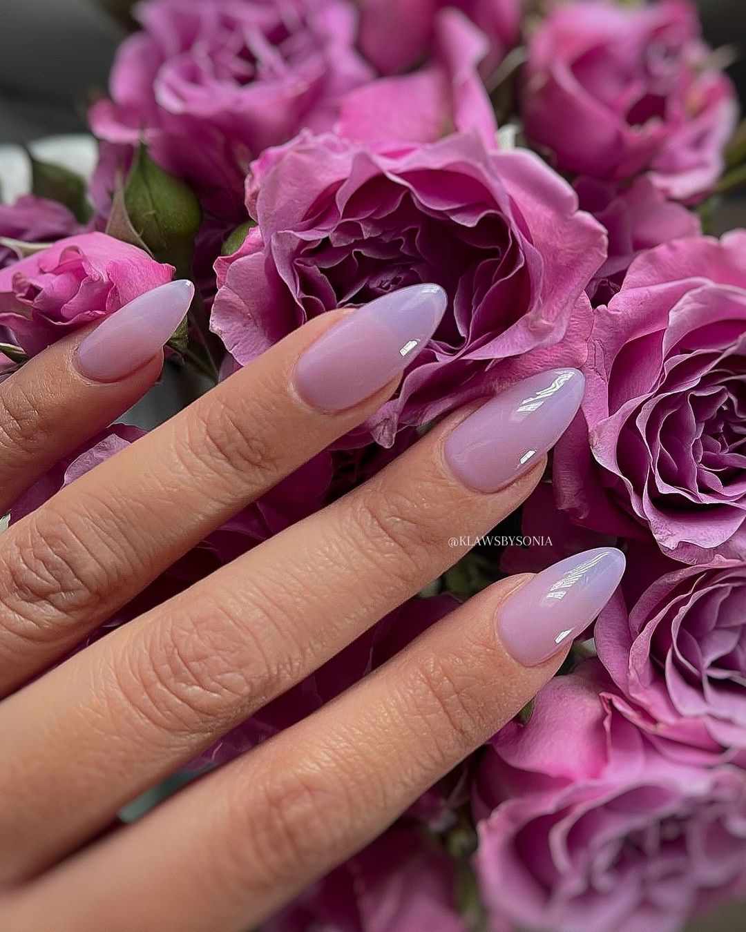 Sagittarius Nails Lavender Jelly