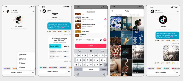 TikTok Bulletin Boards