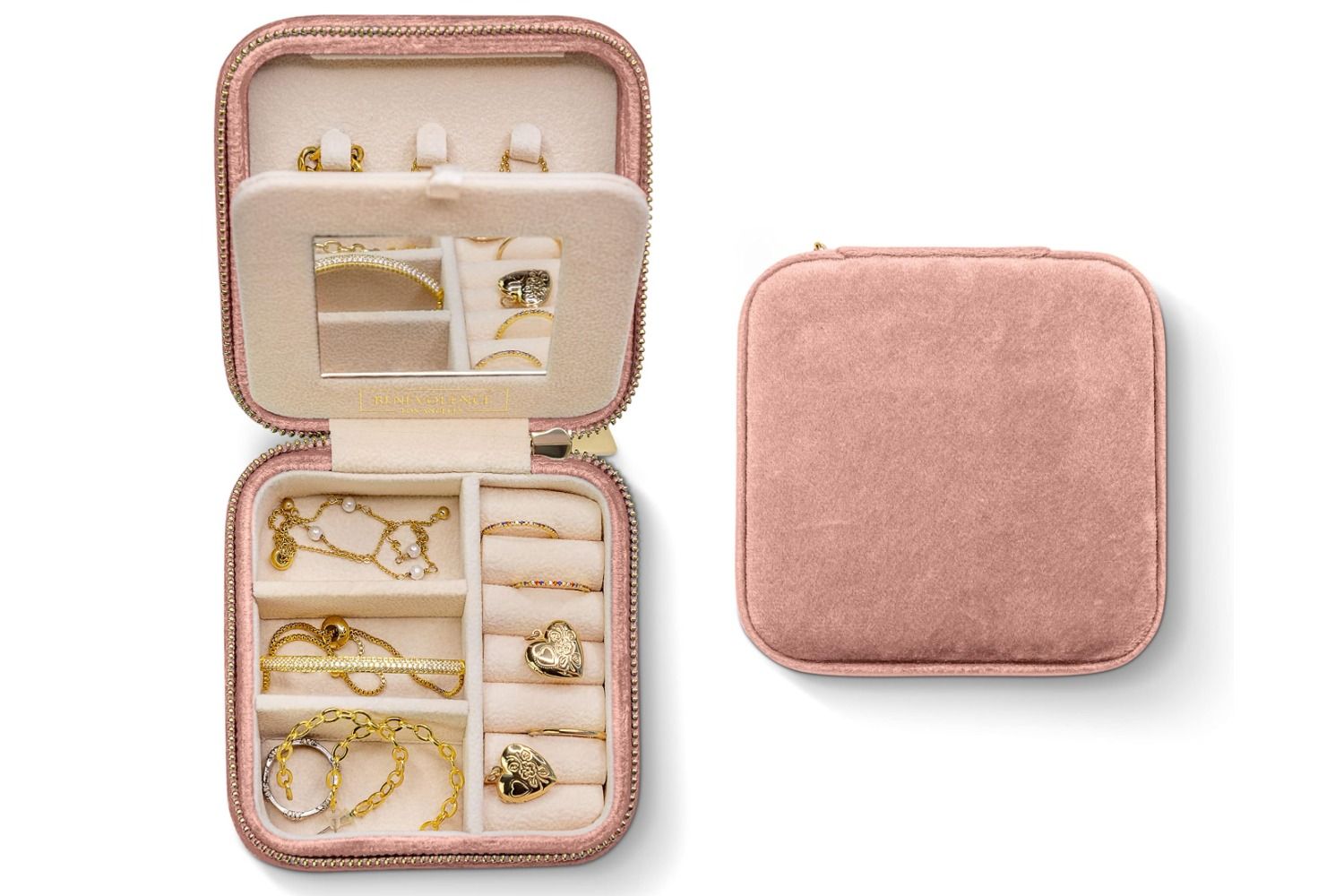 Benevolence LA Plush Velvet Jewelry Box | Travel Jewelry
