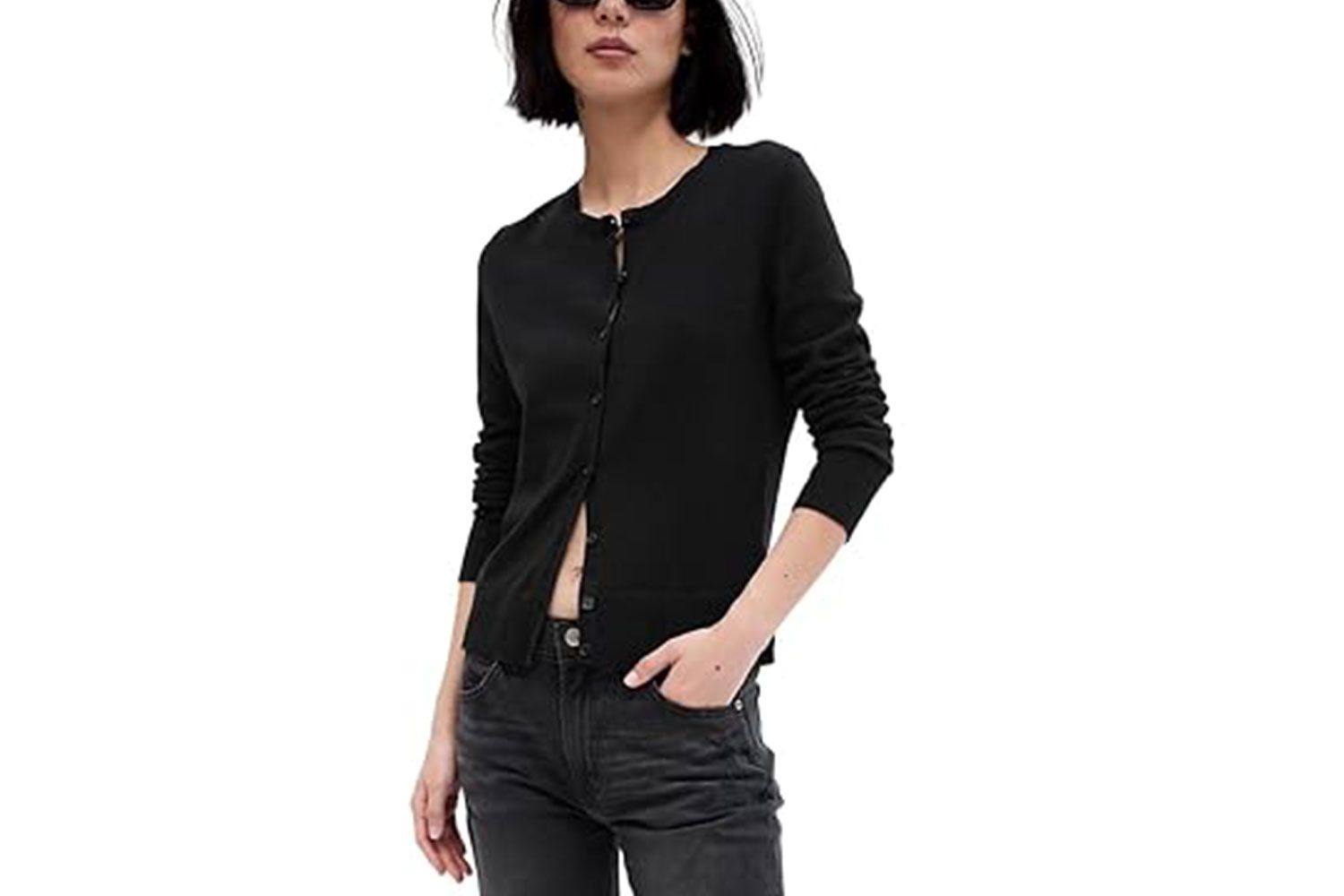 Amazon GAP Women's Crewneck Cardigan