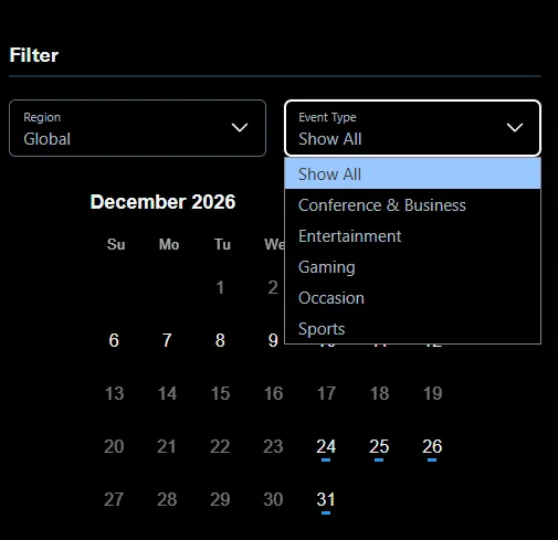 X marketing calendar 2026