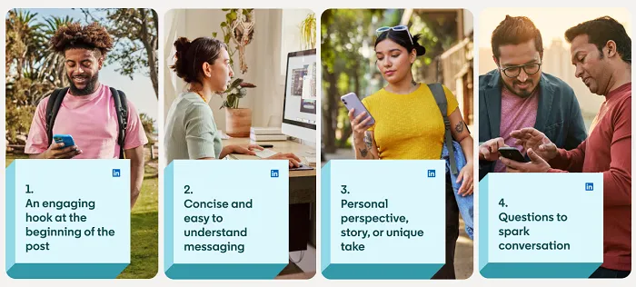 LinkedIn posting tips