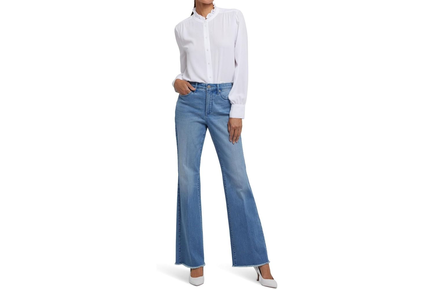 Nydj Womens Ava Flare Jeans