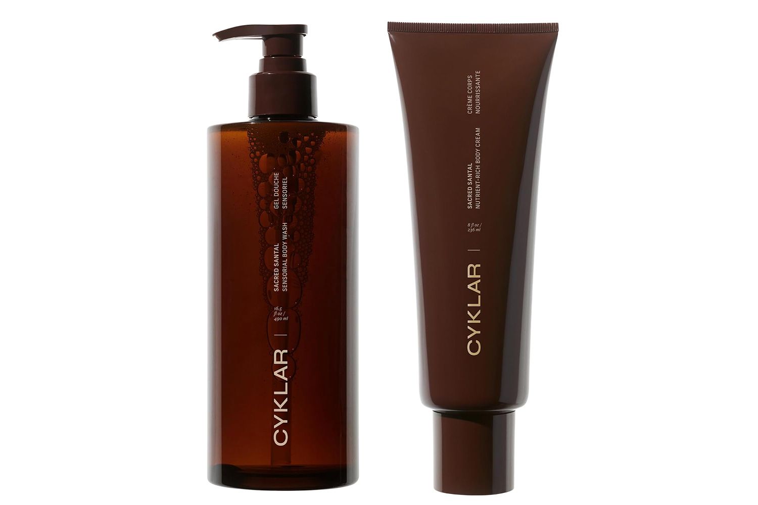 Amazon CYKLAR Nutrient Rich Body Cream + Sensorial Body Wash